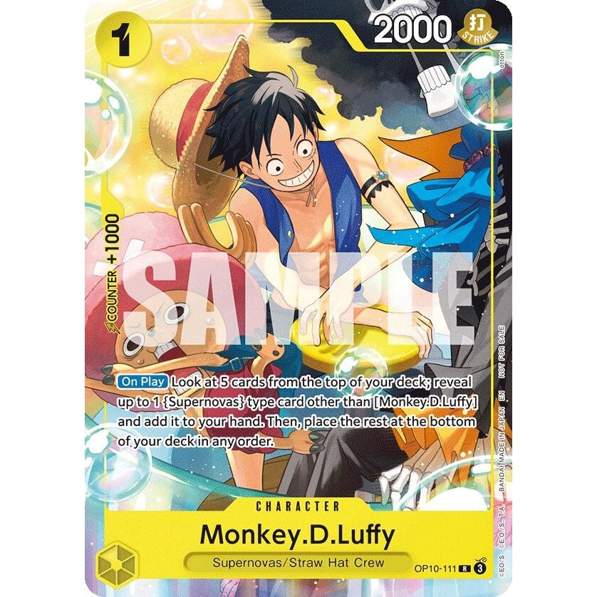 Monkey.D.Luffy (Welcome Pack 2026 Vol.1) (OP10-111) (One Piece Promotion Cards) - PokéBox Australia