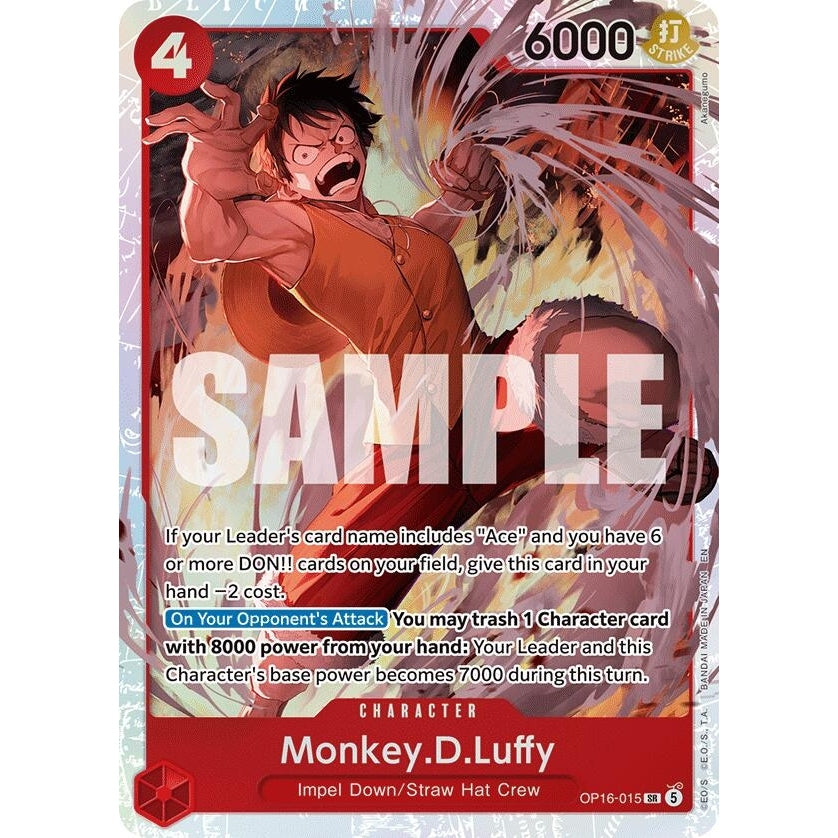 Image for Monkey.D.Luffy (OP16-015) (The Time of Battle) - One Piece Card Game
