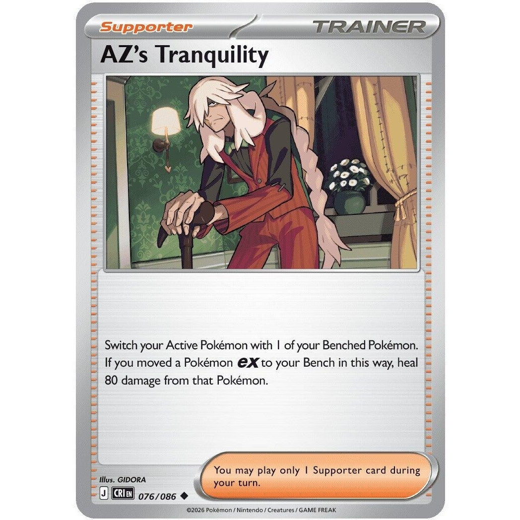 Image for AZ's Tranquility (076/086) (ME04: Chaos Rising) - Pokemon