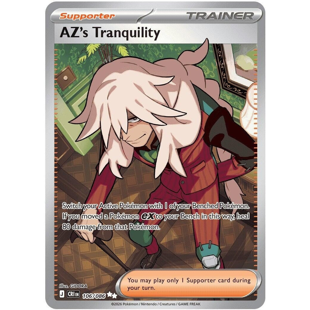Image for AZ's Tranquility (106/086) (ME04: Chaos Rising) - Pokemon