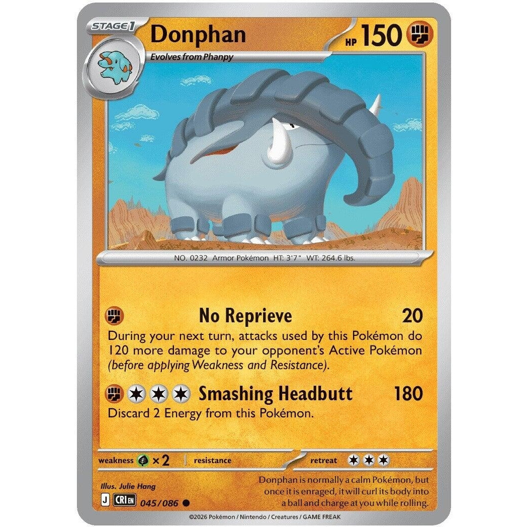 Image for Donphan (045/086) (ME04: Chaos Rising) - Pokemon