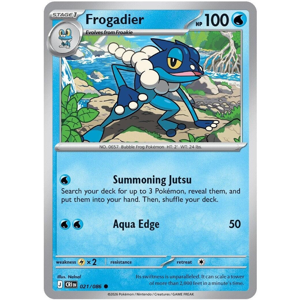 Image for Frogadier (021/086) (ME04: Chaos Rising) - Pokemon