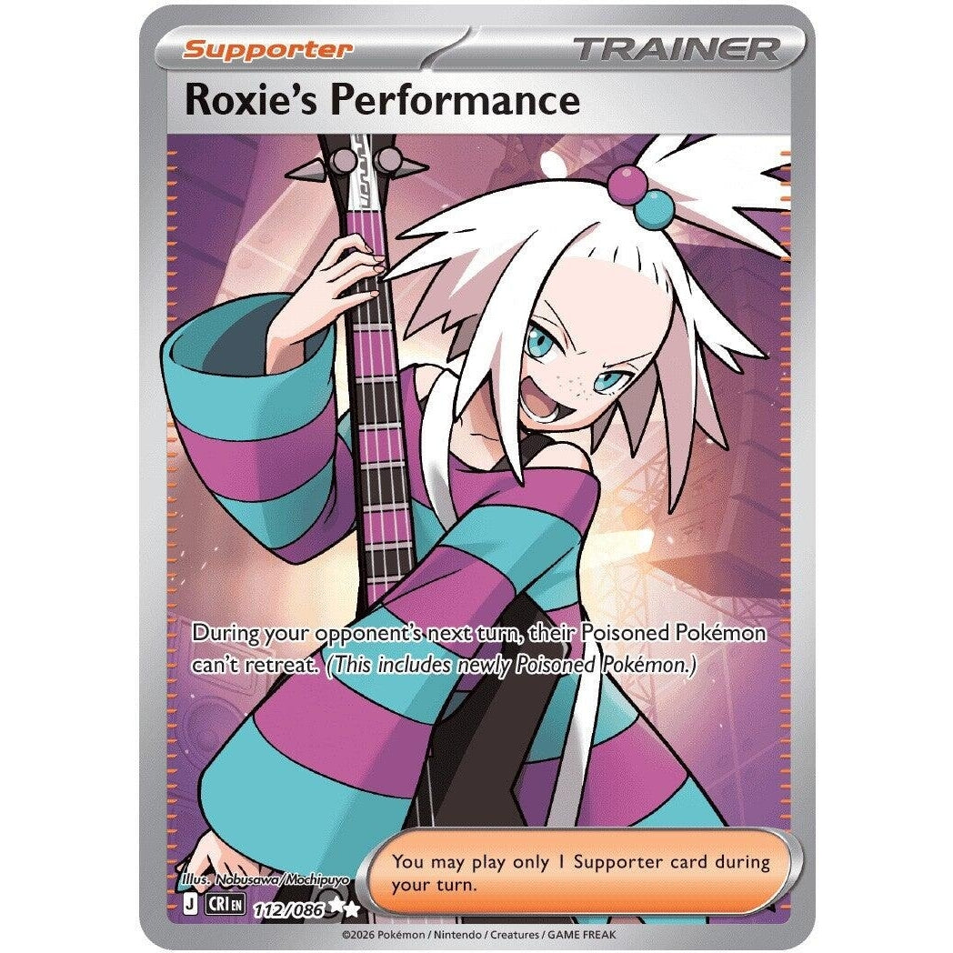 Image for Roxie's Performance (112/086) (ME04: Chaos Rising) - Pokemon