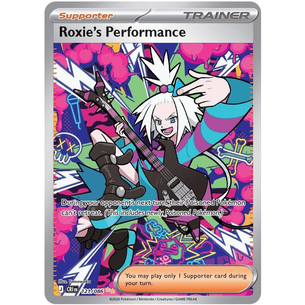Image for Roxie's Performance (121/086) (ME04: Chaos Rising) - Pokemon