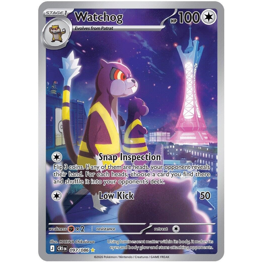 Image for Watchog (097/086) (ME04: Chaos Rising) - Pokemon