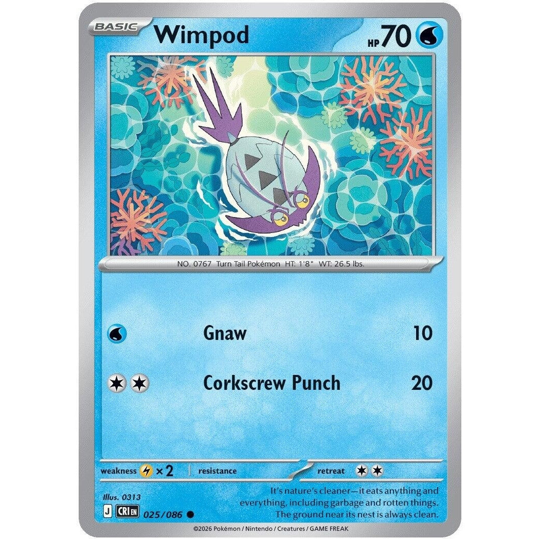 Image for Wimpod (025/086) (ME04: Chaos Rising) - Pokemon