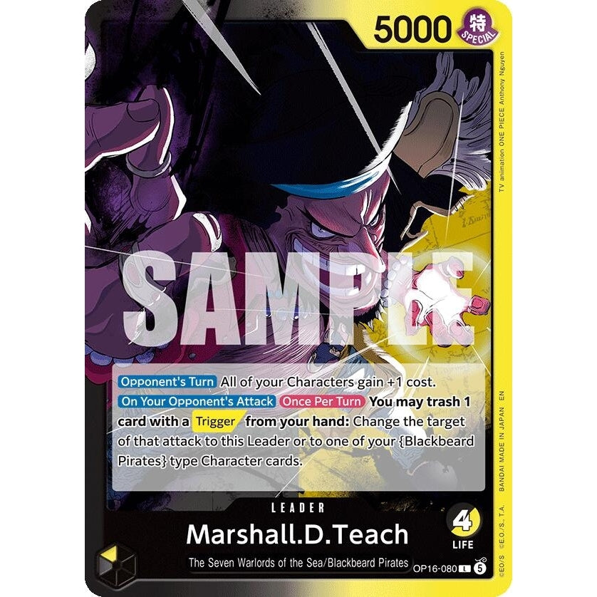 Image for Marshall.D.Teach (080) (OP16-080) (The Time of Battle) - One Piece Card Game