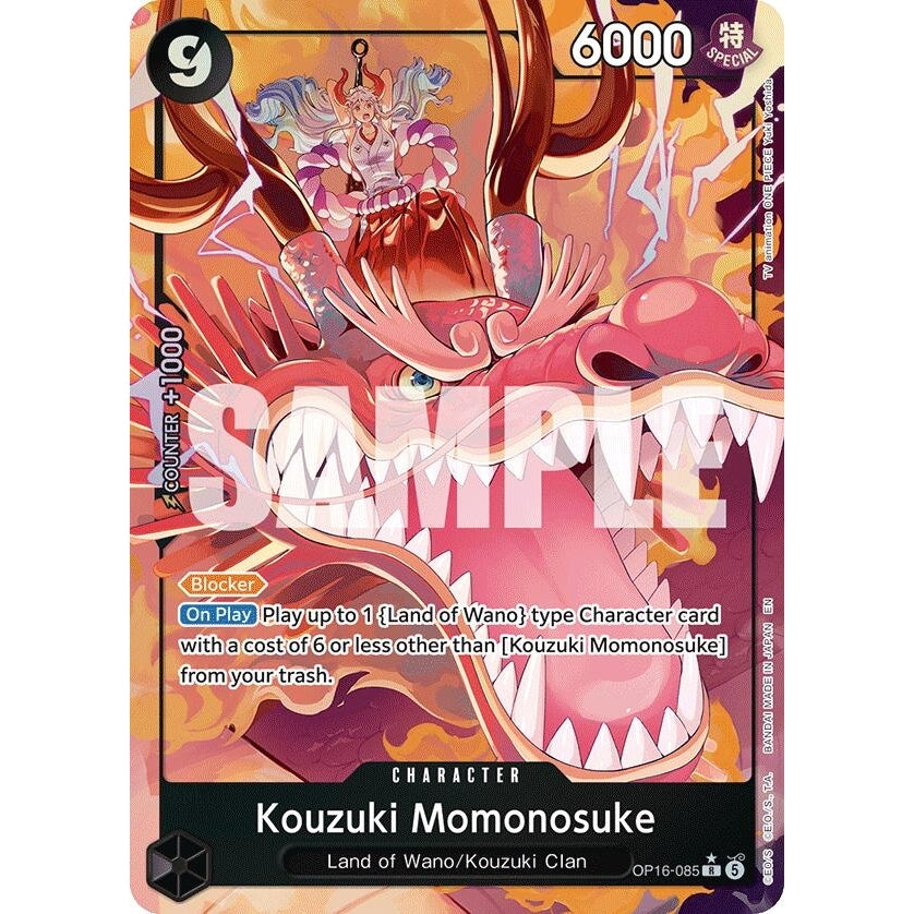 Image for Kouzuki Momonosuke (085) (Alternate Art) (OP16-085) (The Time of Battle) - One Piece Card Game