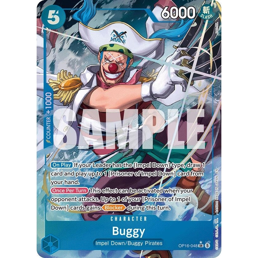 Image for Buggy (048) (Alternate Art) (OP16-048) (The Time of Battle) - One Piece Card Game