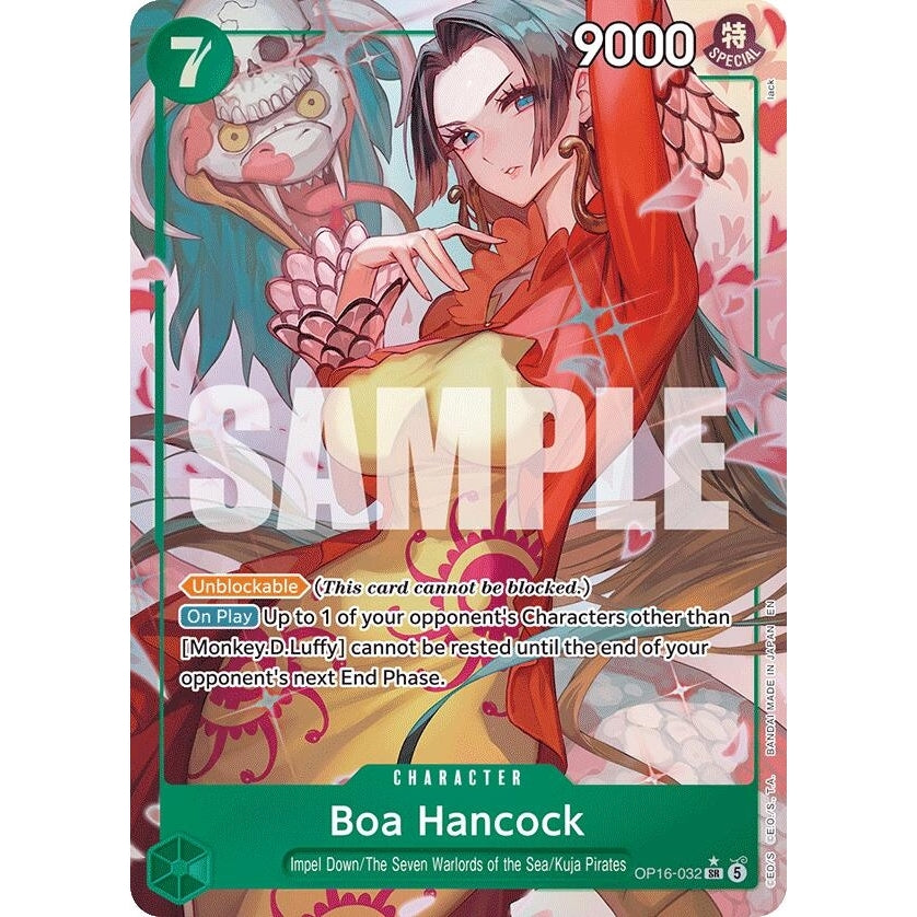 Image for Boa Hancock (Alternate Art) (OP16-032) (The Time of Battle) - One Piece Card Game