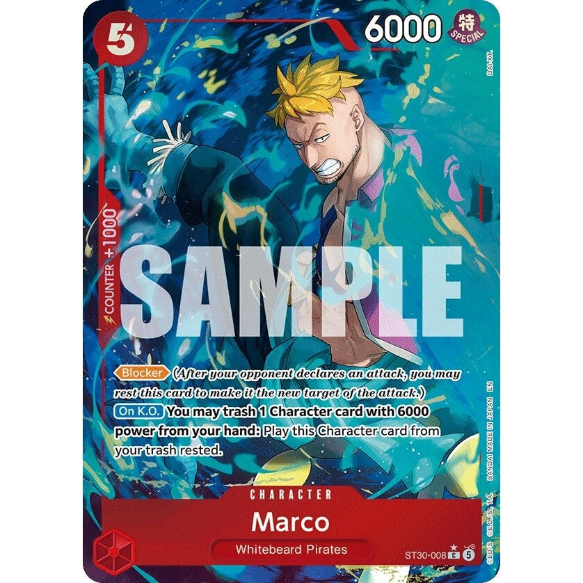 Marco (Full Art) (ST30-008) (Starter Deck EX: Luffy & Ace) - PokéBox Australia
