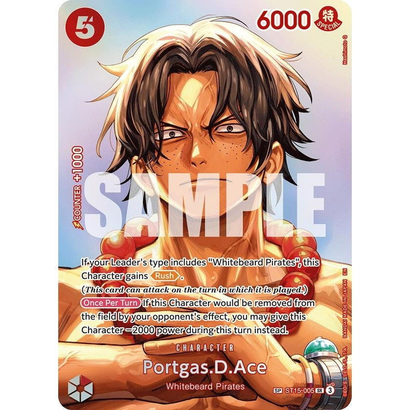 Image for Portgas.D.Ace (SP) (ST15-005) (The Time of Battle) - One Piece Card Game