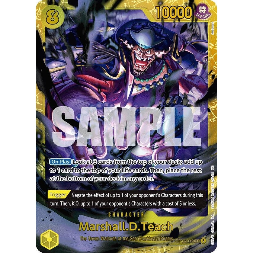 Image for Marshall.D.Teach (119) (OP16-119) (The Time of Battle) - One Piece Card Game