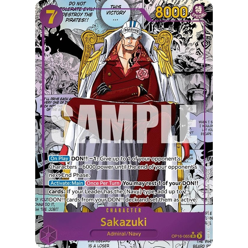 Image for Sakazuki (Manga) (OP16-065) (The Time of Battle) - One Piece Card Game