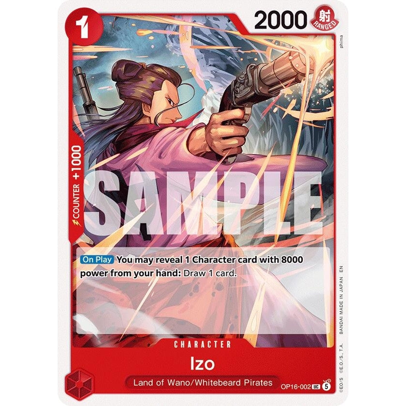 Image for Izo (OP16-002) (The Time of Battle) - One Piece Card Game