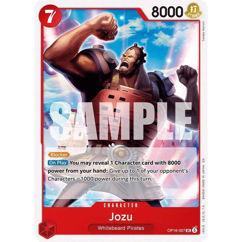 Image for Jozu (OP16-007) (The Time of Battle) - One Piece Card Game