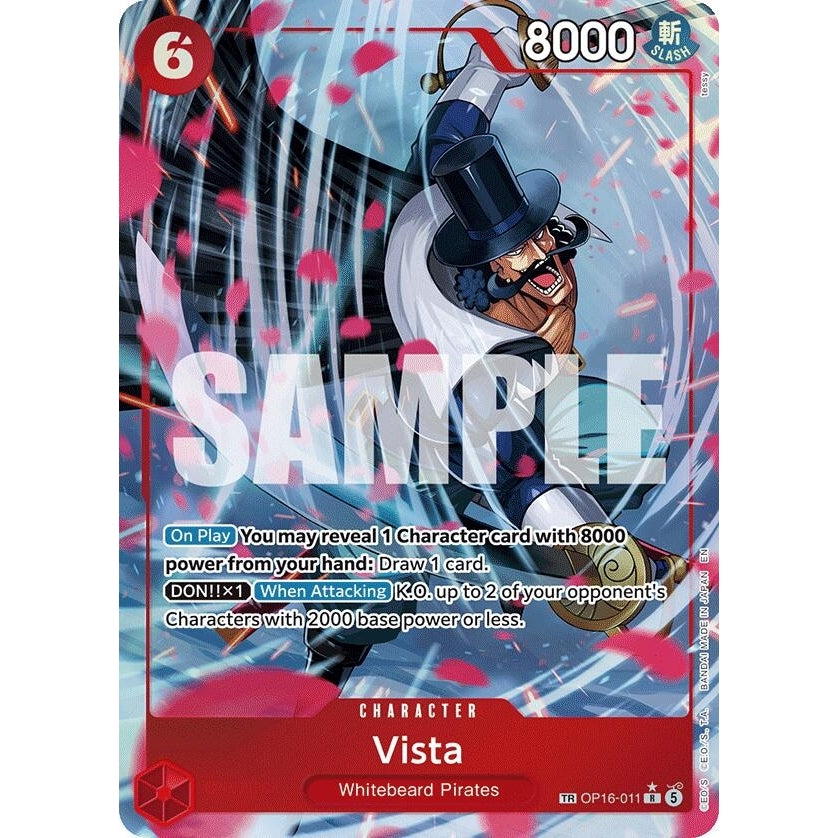 Image for Vista (TR) (OP16-011) (The Time of Battle) - One Piece Card Game