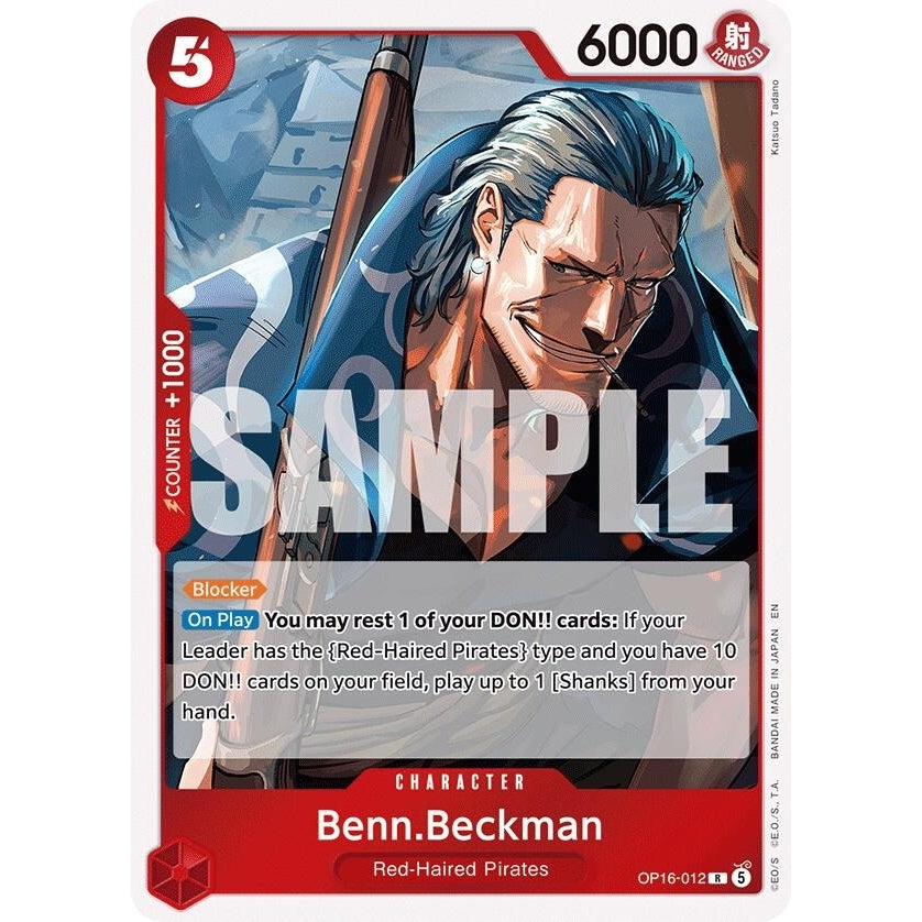 Image for Benn.Beckman (OP16-012) (The Time of Battle) - One Piece Card Game