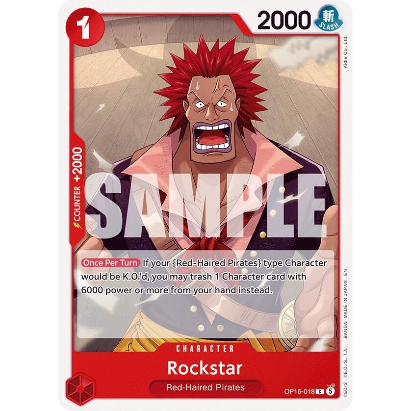 Image for Rockstar (OP16-018) (The Time of Battle) - One Piece Card Game