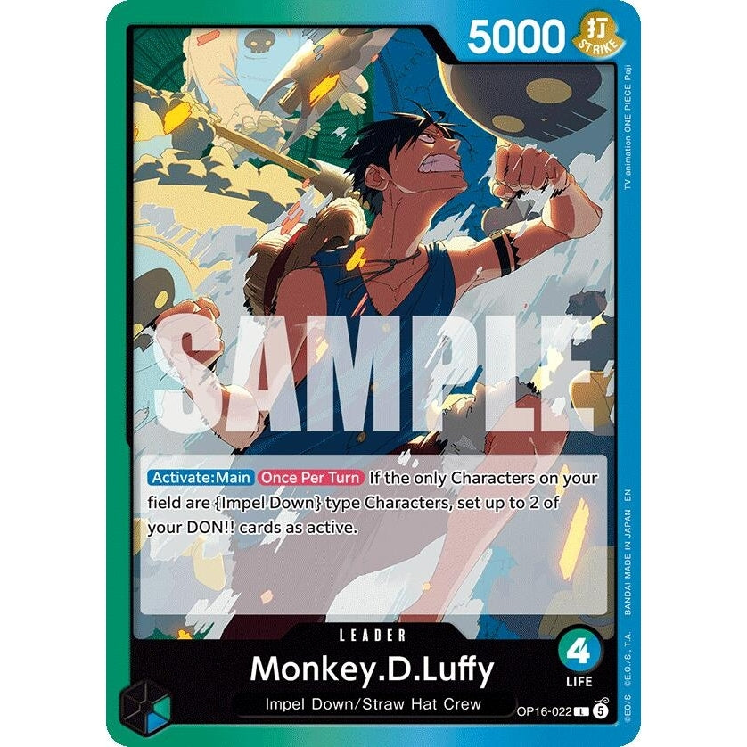 Image for Monkey.D.Luffy (022) (OP16-022) (The Time of Battle) - One Piece Card Game