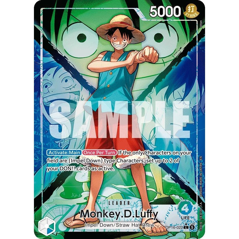 Image for Monkey.D.Luffy (022) (Alternate Art) (OP16-022) (The Time of Battle) - One Piece Card Game