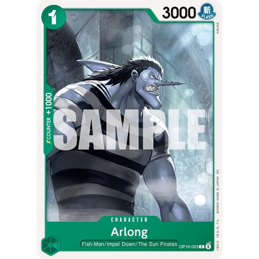 Image for Arlong (OP16-023) (The Time of Battle) - One Piece Card Game