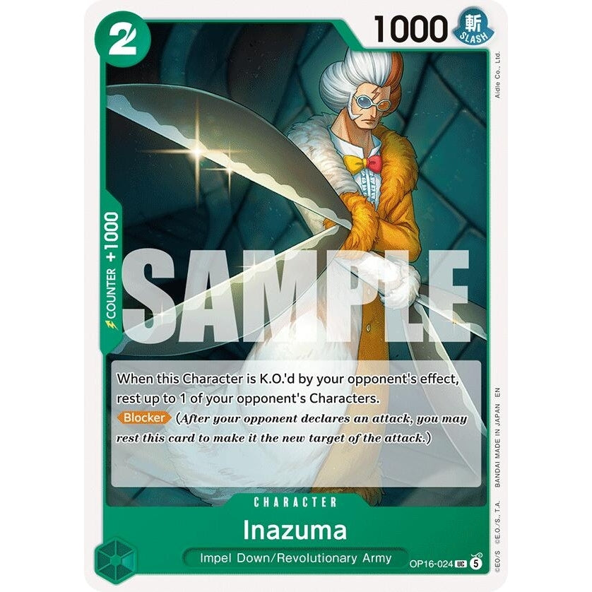 Image for Inazuma (OP16-024) (The Time of Battle) - One Piece Card Game
