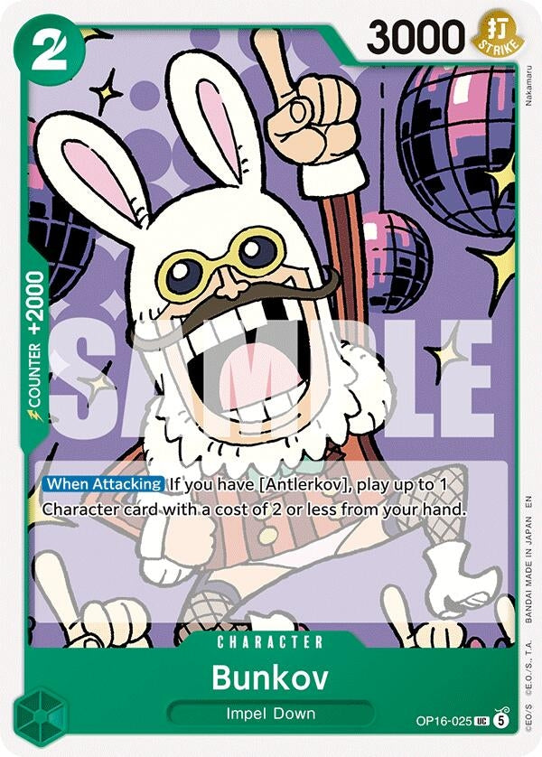 Image for Bunkov (OP16-025) (The Time of Battle) - One Piece Card Game