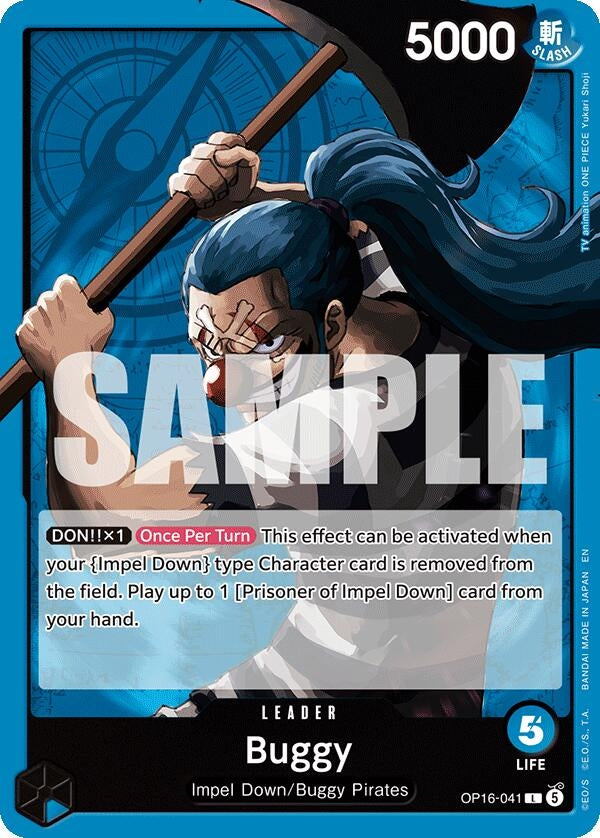 Image for Buggy (041) (OP16-041) (The Time of Battle) - One Piece Card Game