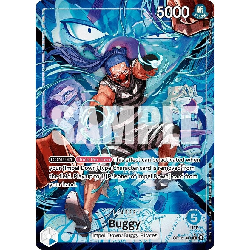 Image for Buggy (041) (Alternate Art) (OP16-041) (The Time of Battle) - One Piece Card Game