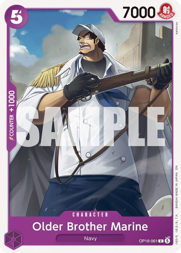 Image for Older Brother Marine (OP16-061) (The Time of Battle) - One Piece Card Game