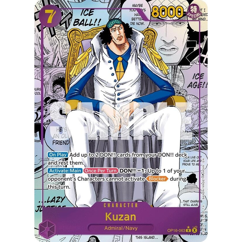Image for Kuzan (Manga) (OP16-063) (The Time of Battle) - One Piece Card Game