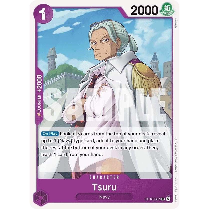 Image for Tsuru (OP16-067) (The Time of Battle) - One Piece Card Game
