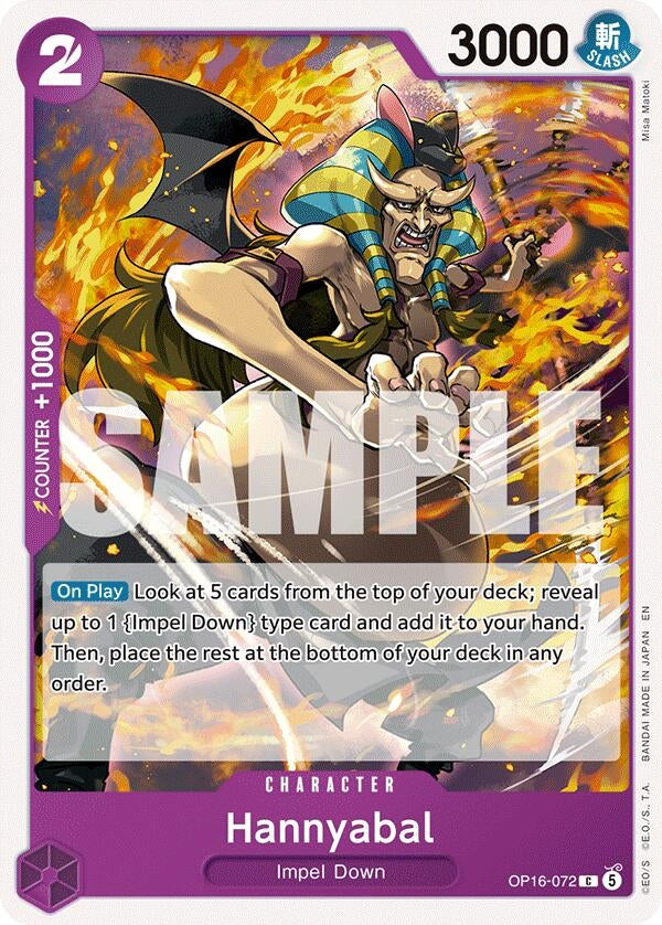 Image for Hannyabal (OP16-072) (The Time of Battle) - One Piece Card Game