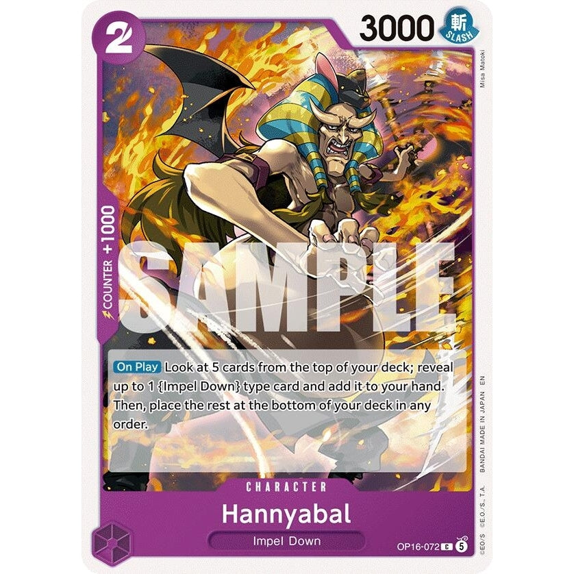 Image for Hannyabal (OP16-072) (The Time of Battle) - One Piece Card Game