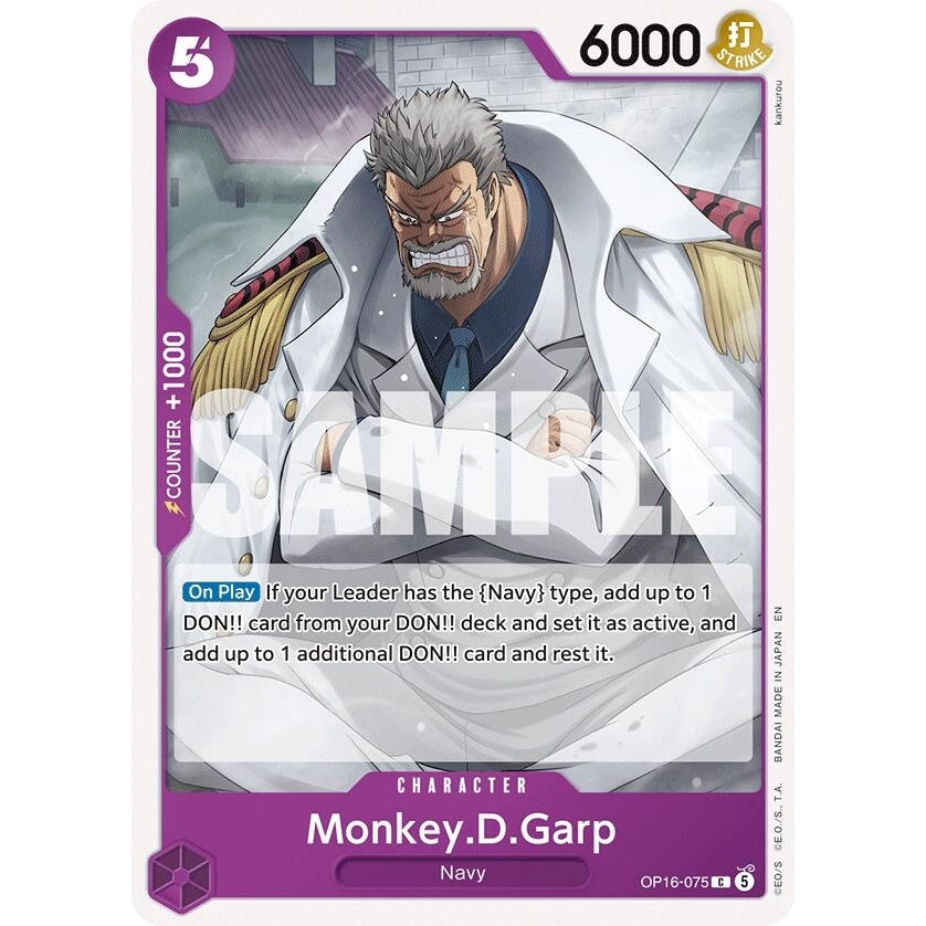 Image for Monkey.D.Garp (OP16-075) (The Time of Battle) - One Piece Card Game