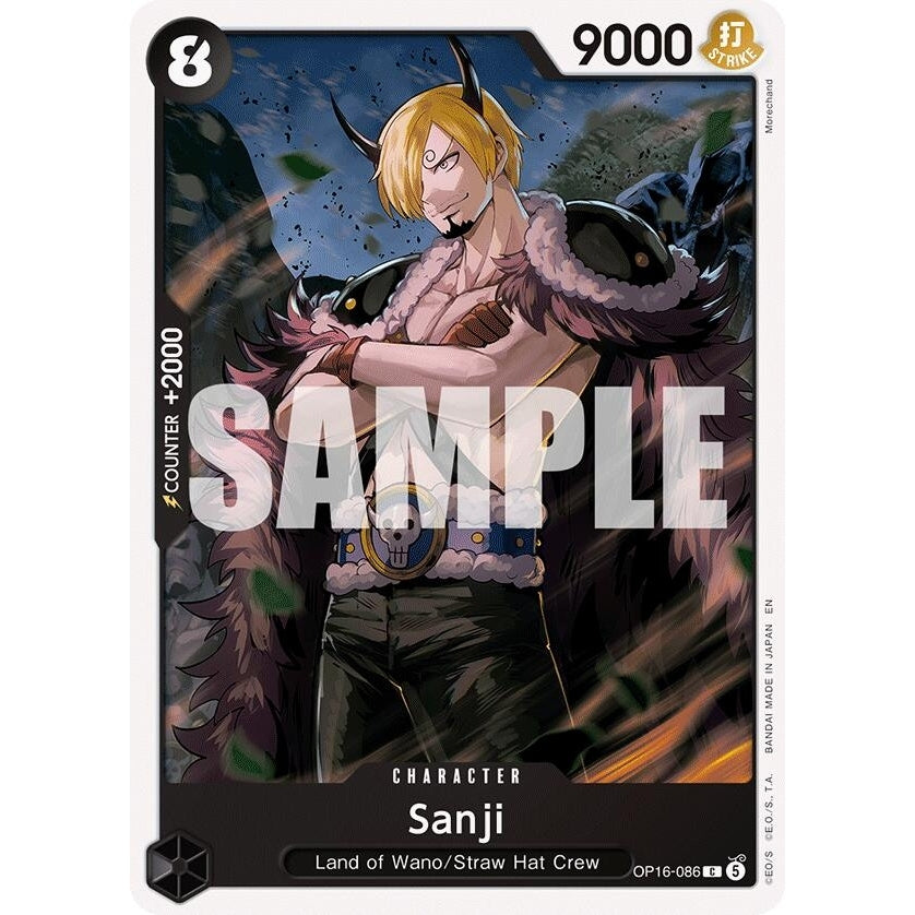 Image for Sanji (OP16-086) (The Time of Battle) - One Piece Card Game