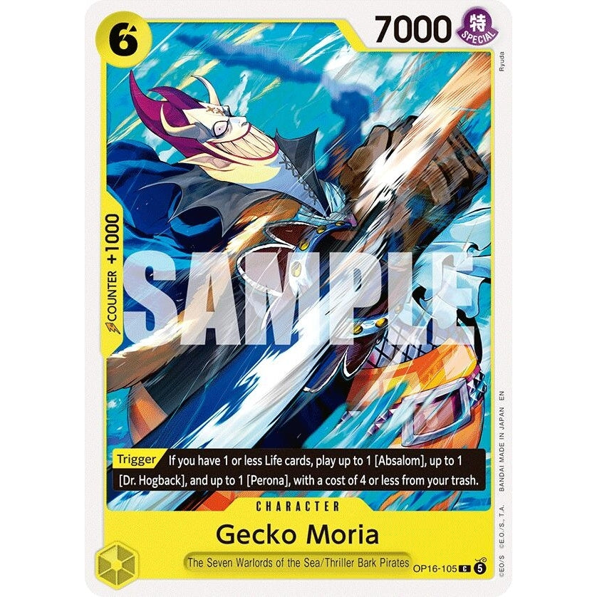 Image for Gecko Moria (OP16-105) (The Time of Battle) - One Piece Card Game