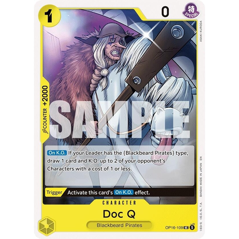 Image for Doc Q (OP16-109) (The Time of Battle) - One Piece Card Game