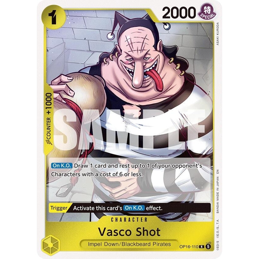 Image for Vasco Shot (OP16-110) (The Time of Battle) - One Piece Card Game