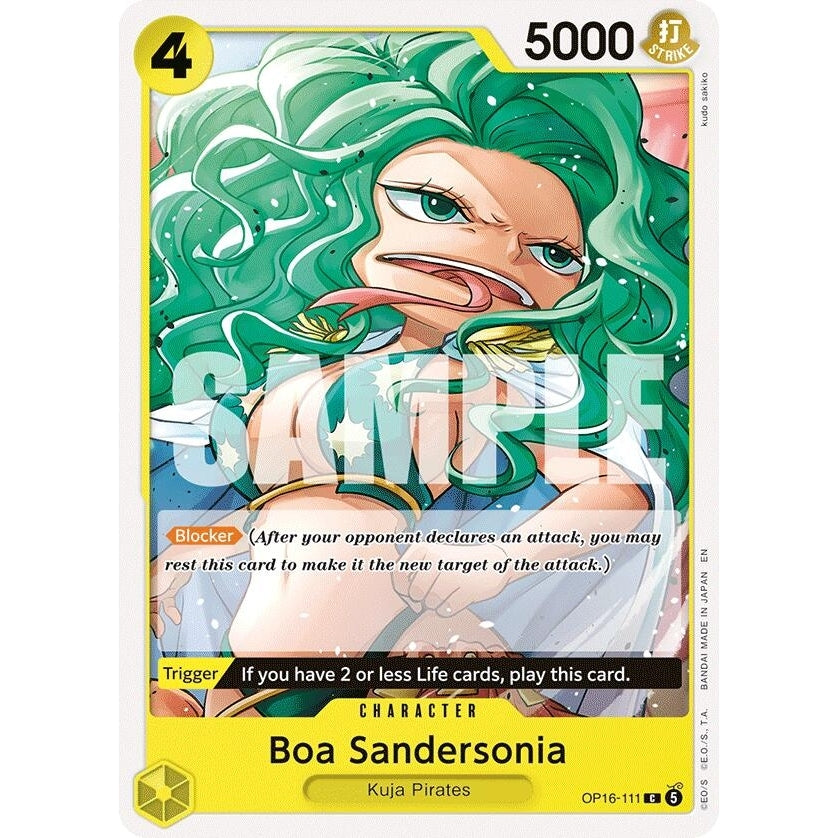 Image for Boa Sandersonia (OP16-111) (The Time of Battle) - One Piece Card Game