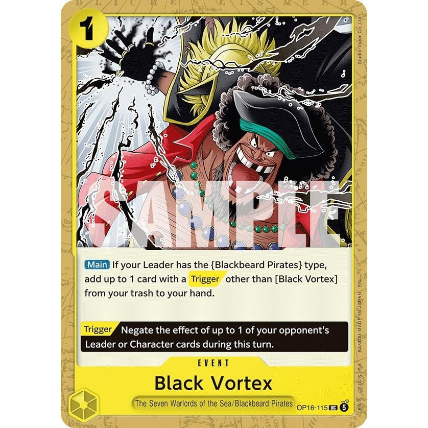 Image for Black Vortex (OP16-115) (The Time of Battle) - One Piece Card Game