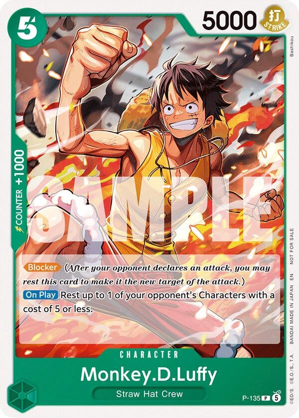 Monkey.D.Luffy (OP16 Release Event) (P-135) (One Piece Promotion Cards)