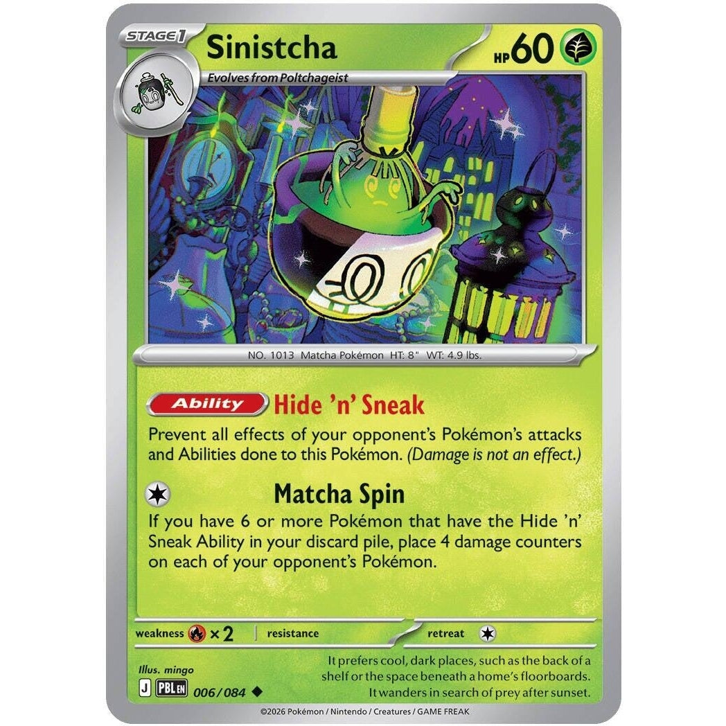 Image for Sinistcha (006/084) (ME05: Pitch Black) (ME05) - Pokemon