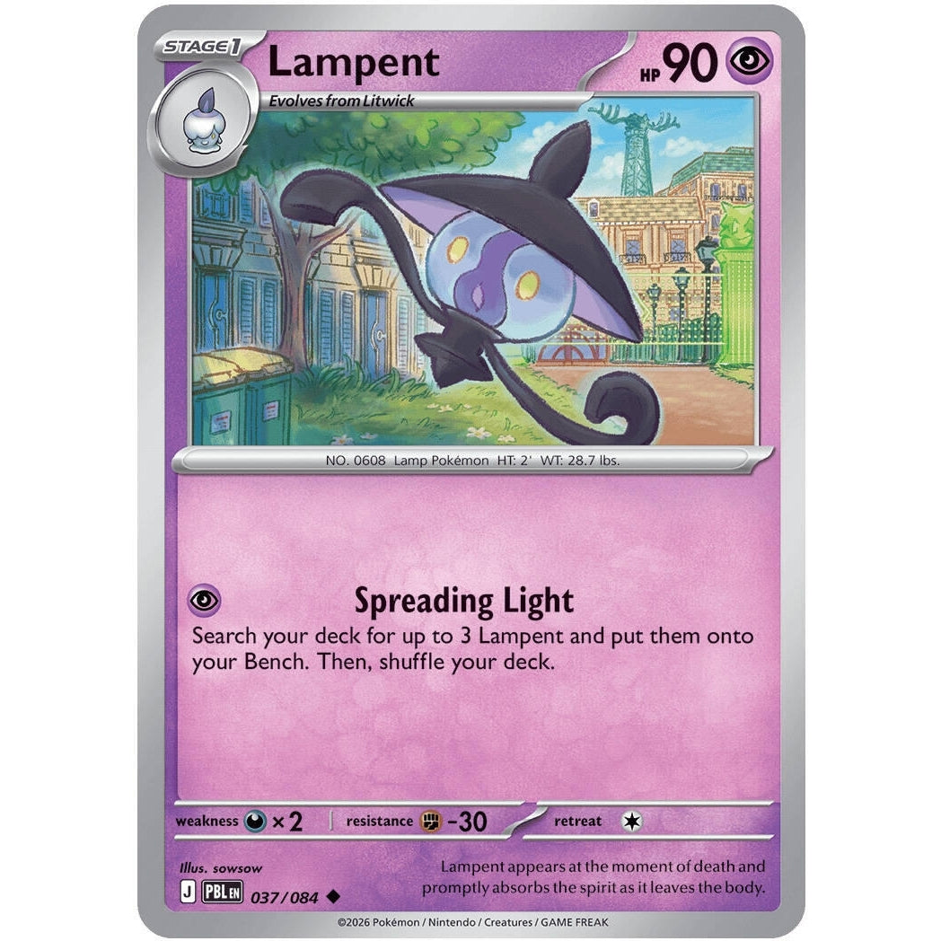 Image for Lampent (037/084) (ME05: Pitch Black) (ME05) - Pokemon