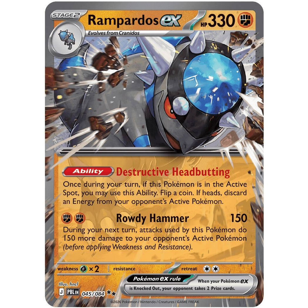 Image for Rampardos ex (045/084) (ME05: Pitch Black) (ME05) - Pokemon