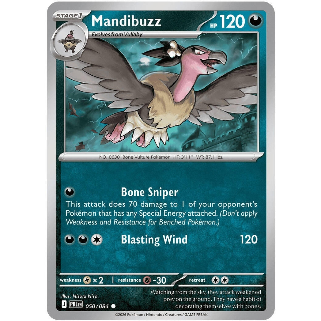 Image for Mandibuzz (050/084) (ME05: Pitch Black) (ME05) - Pokemon