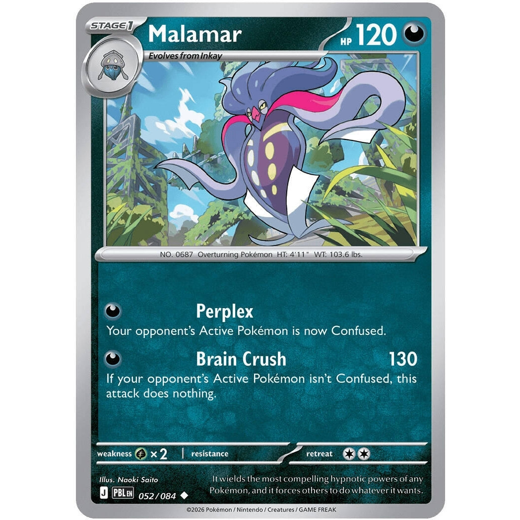 Image for Malamar (052/084) (ME05: Pitch Black) (ME05) - Pokemon