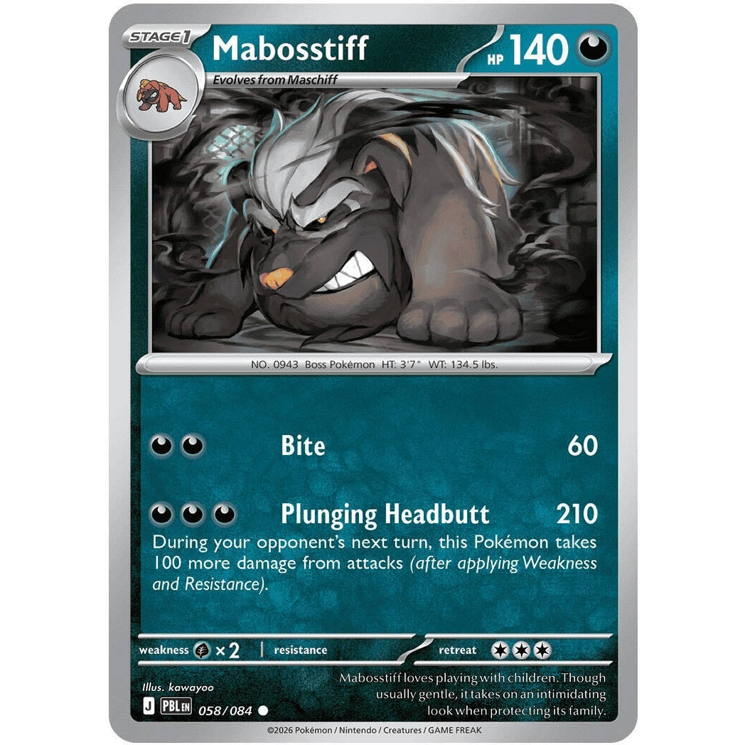 Image for Mabosstiff (058/084) (ME05: Pitch Black) (ME05) - Pokemon