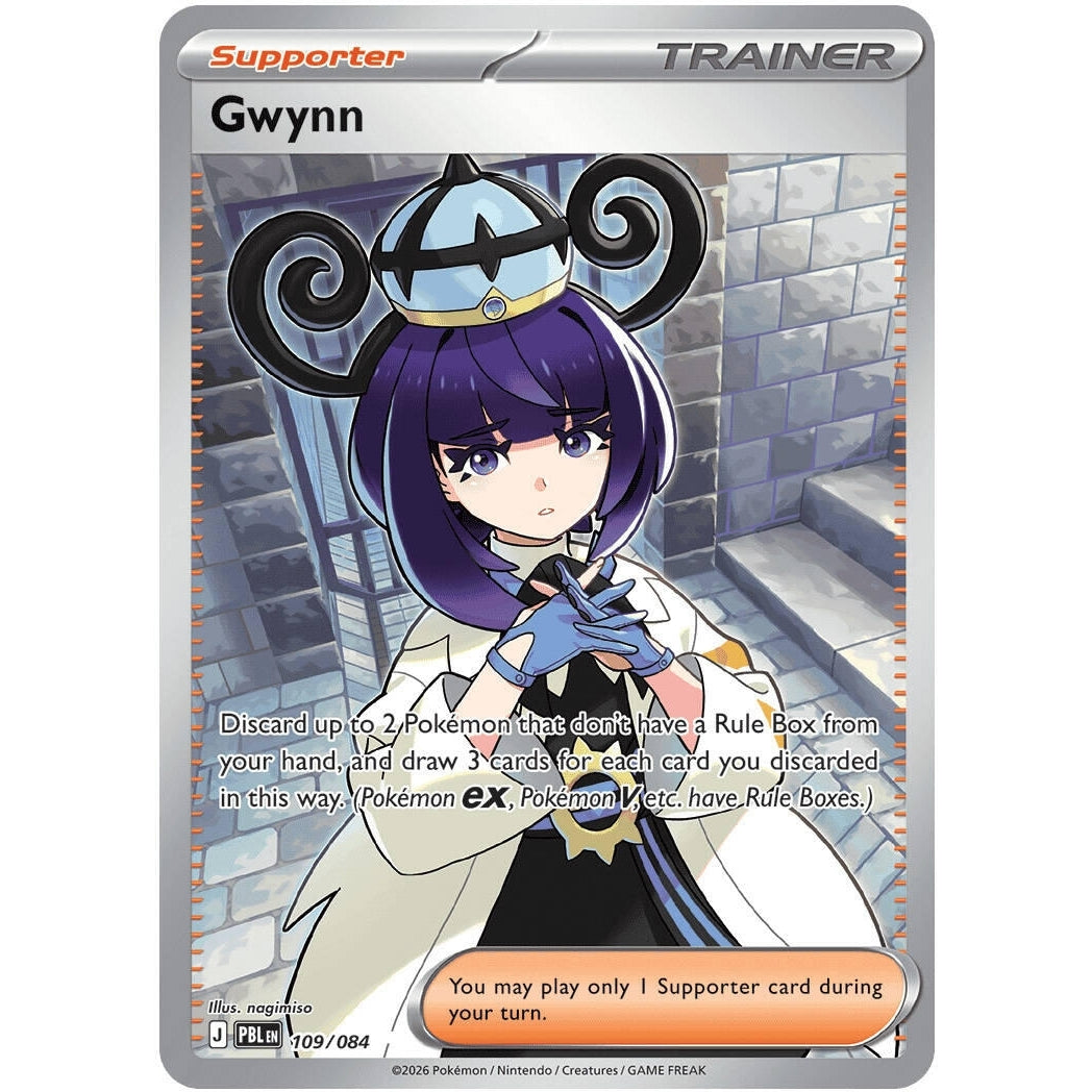 Image for Gwynn (109/084) (ME05: Pitch Black) (ME05) - Pokemon
